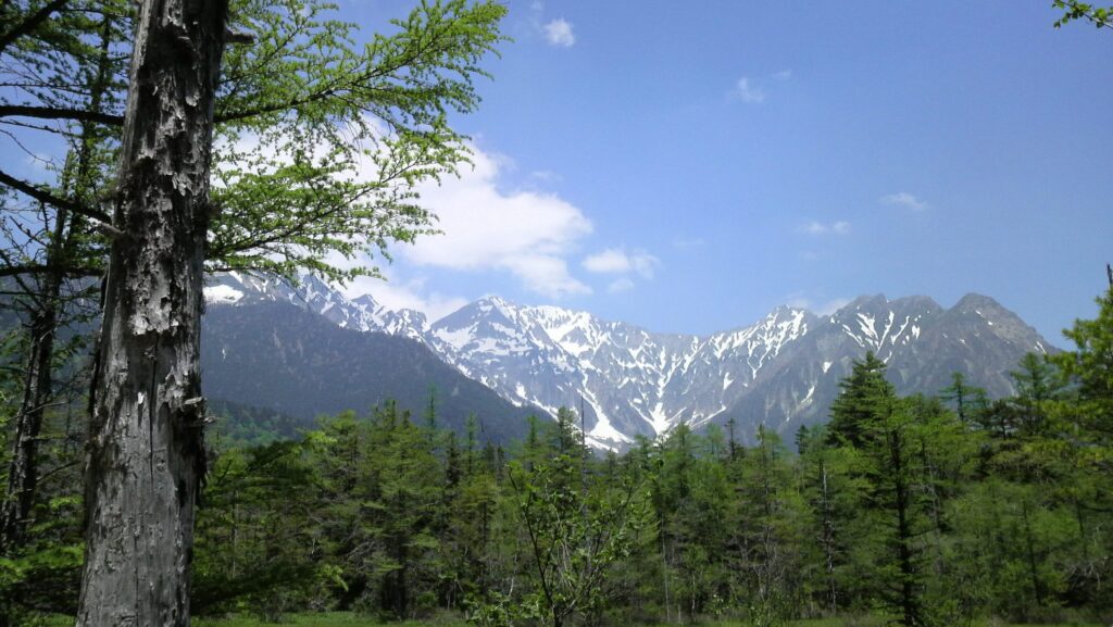 車中泊：長野県　松本市　上高地